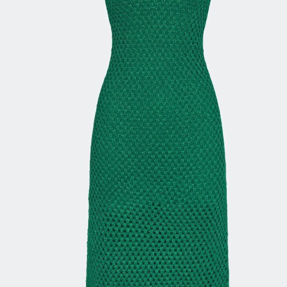 SIMONMILLER-Roca CROCHET Dress-GREEN-Large - Picture 2 of 5